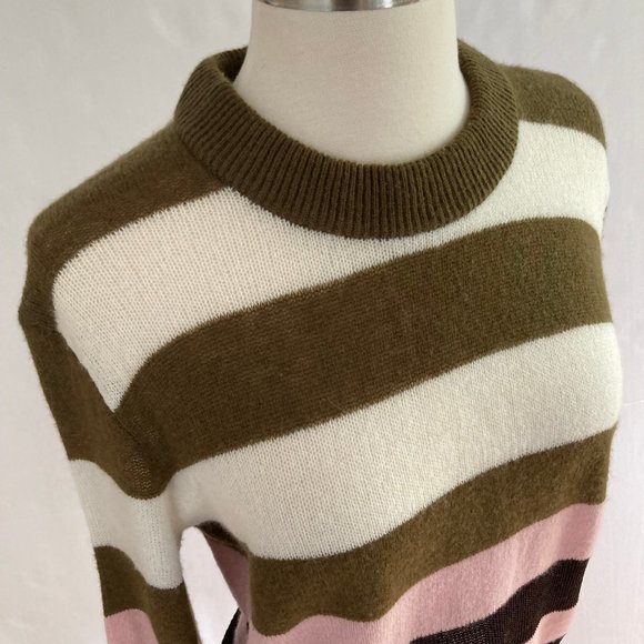 RAG & BONE Annika Cashmere-blend Sweater, Stripe, S - Picture 5 of 11